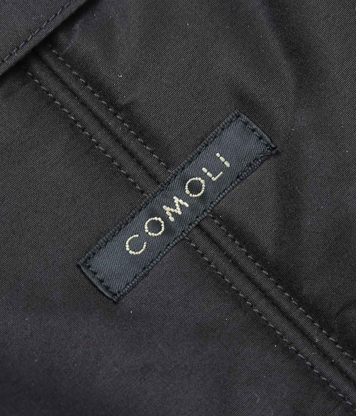 COMOLI ''コットンシルク ミリタリーフーデッドジャケット '' (BROWN)