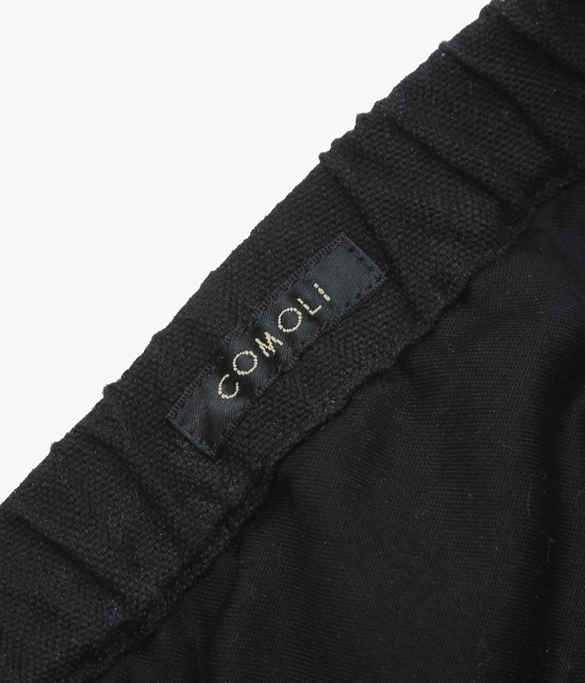 COMOLI ''코튼 닥스 테이퍼 팬츠 ''(BLACK)
