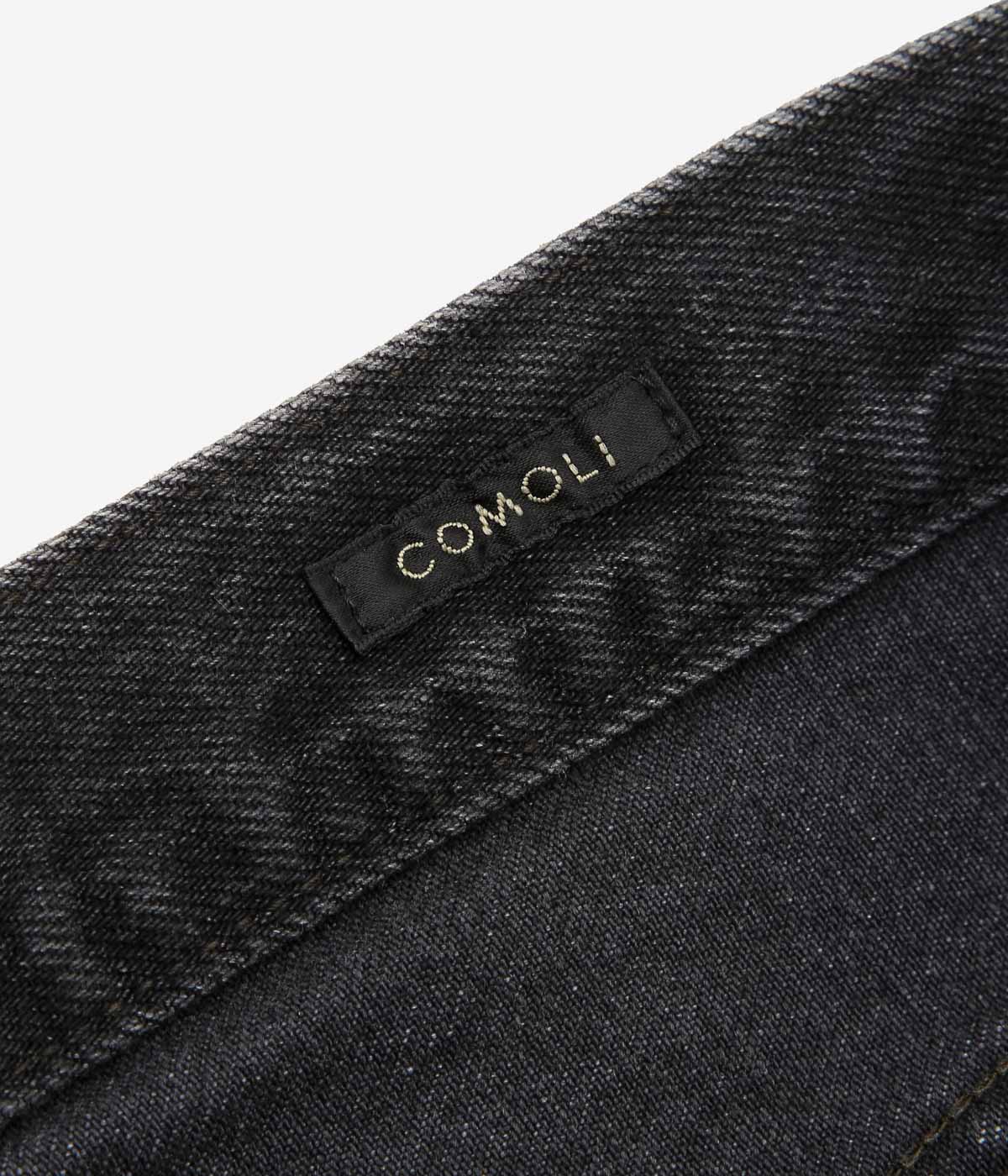 COMOLI ''デニム 5Pパンツ'' (FADE BLACK)