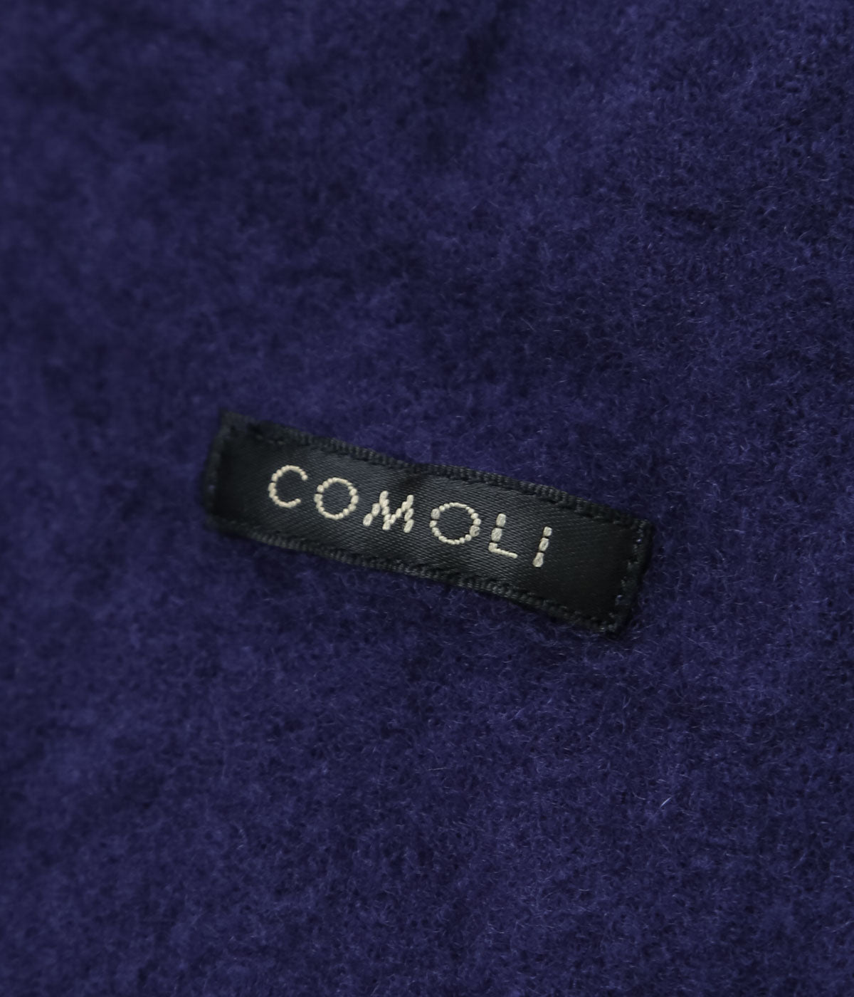 COMOLI ''縮絨ウール ジャケット'' (PURPLE BLUE)