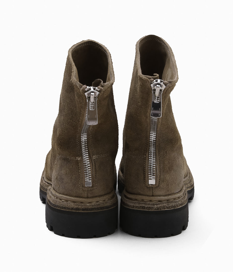 COMOLI "GUIDI Back Zip Boots COMOLI Special Color" (BEIGE)