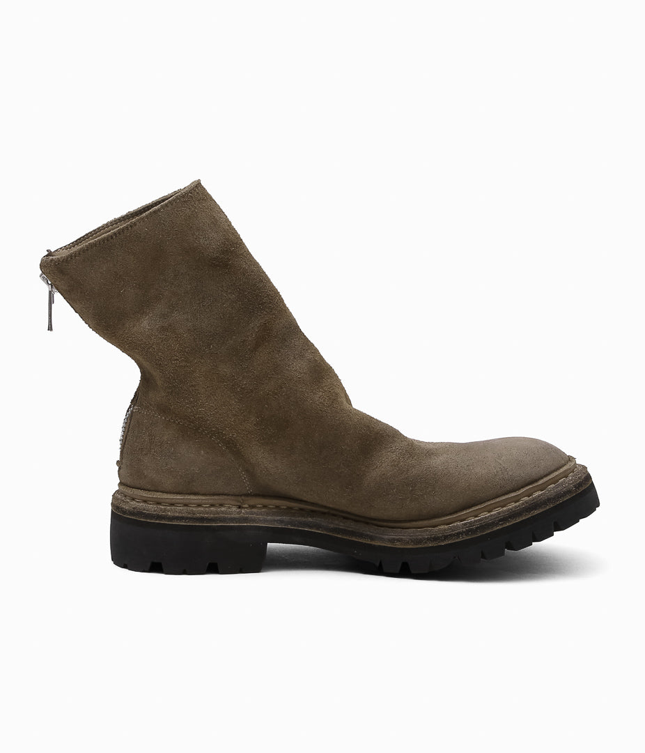 COMOLI "GUIDI Back Zip Boots COMOLI Special Color" (BEIGE)