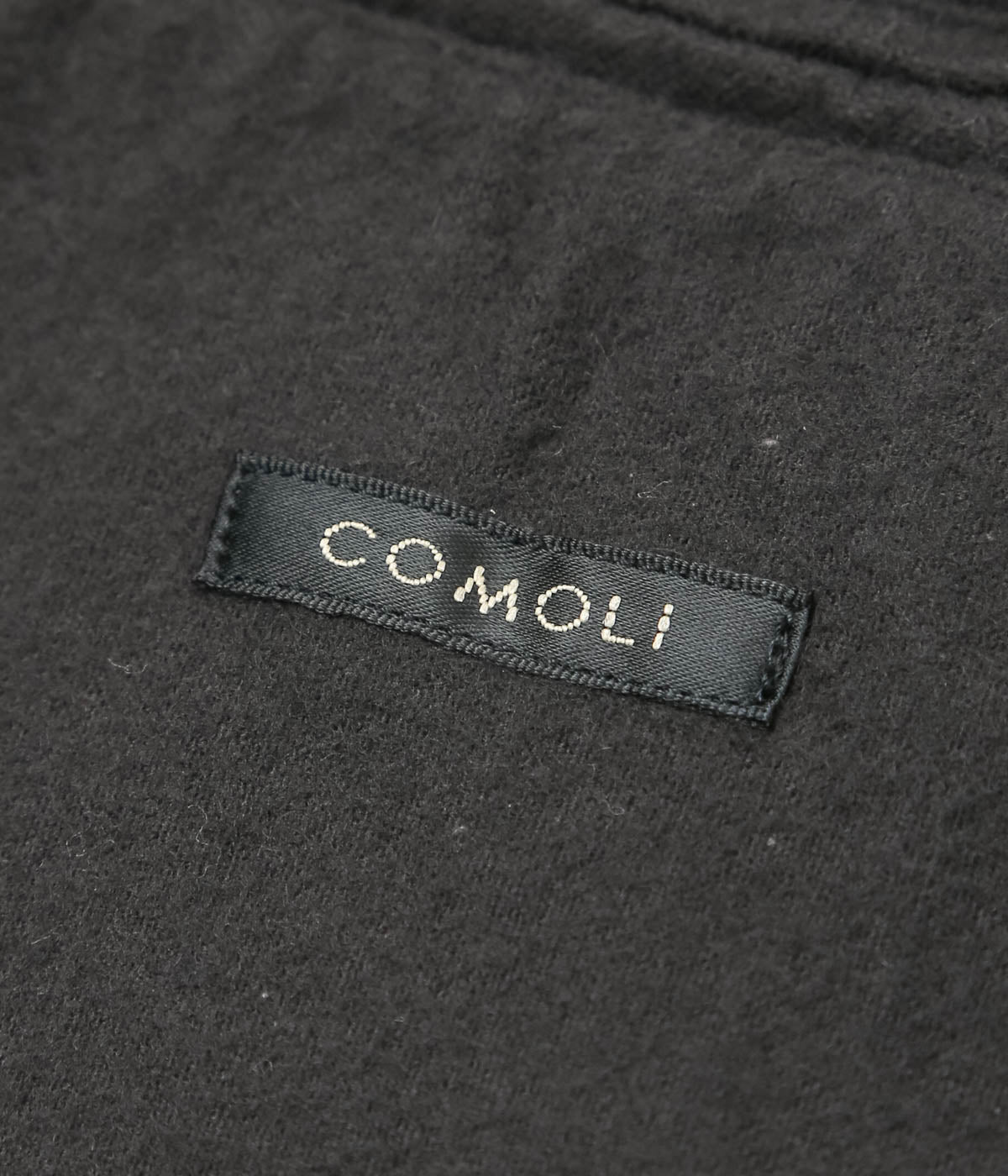 COMOLI ''ヘンプダック ジップショートジャケット'' (BROWN)