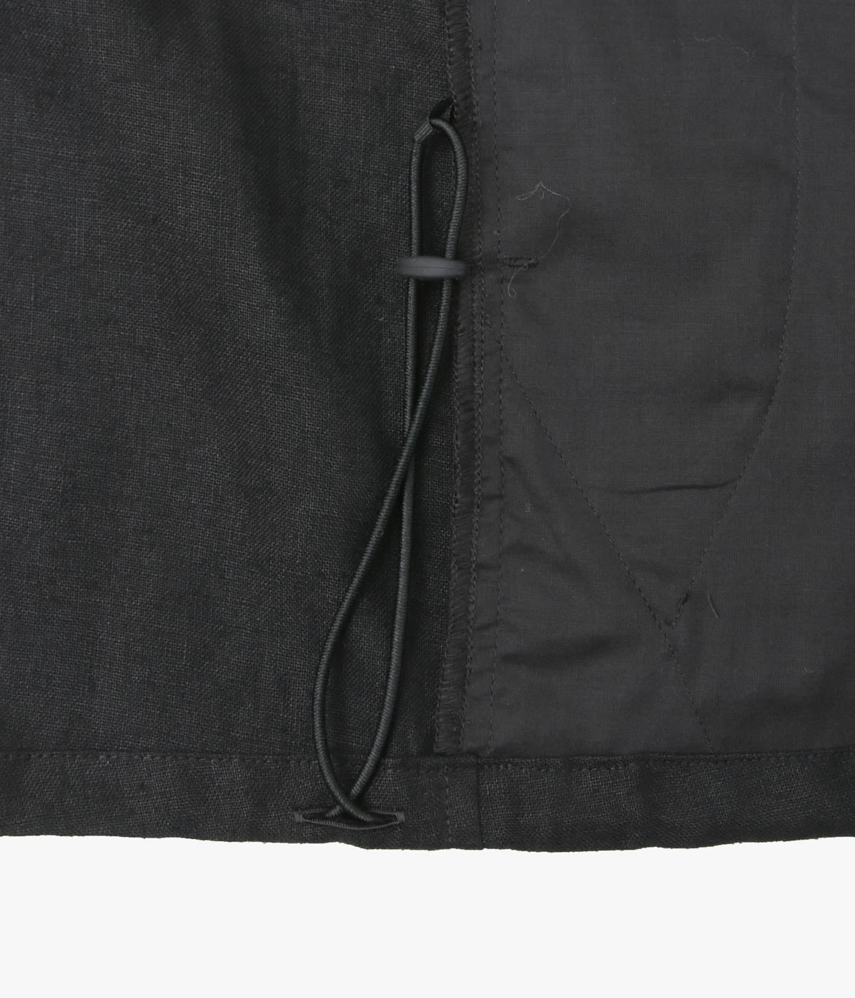 COMOLI ''カナパ ベスト'' (BLACK)