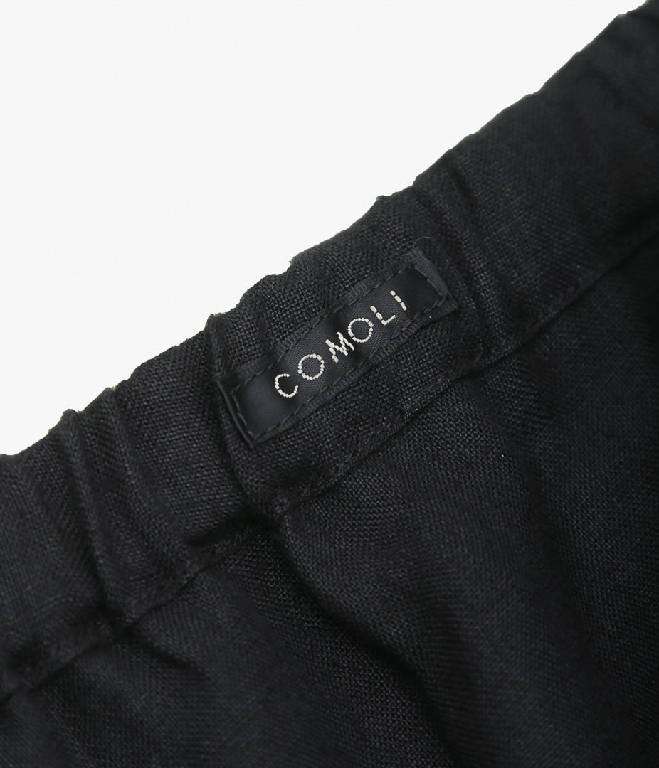 COMOLI ''Canapa Drawstring Pants'' (BLACK)