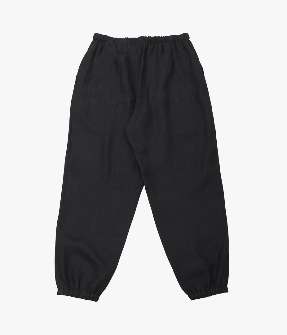 COMOLI ''Canapa Drawstring Pants'' (BLACK)