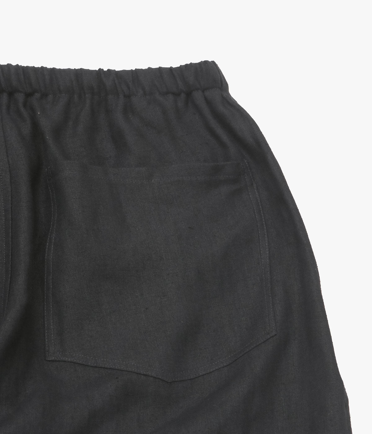 COMOLI ''カナパ ドローストリングパンツ'' (BLACK)