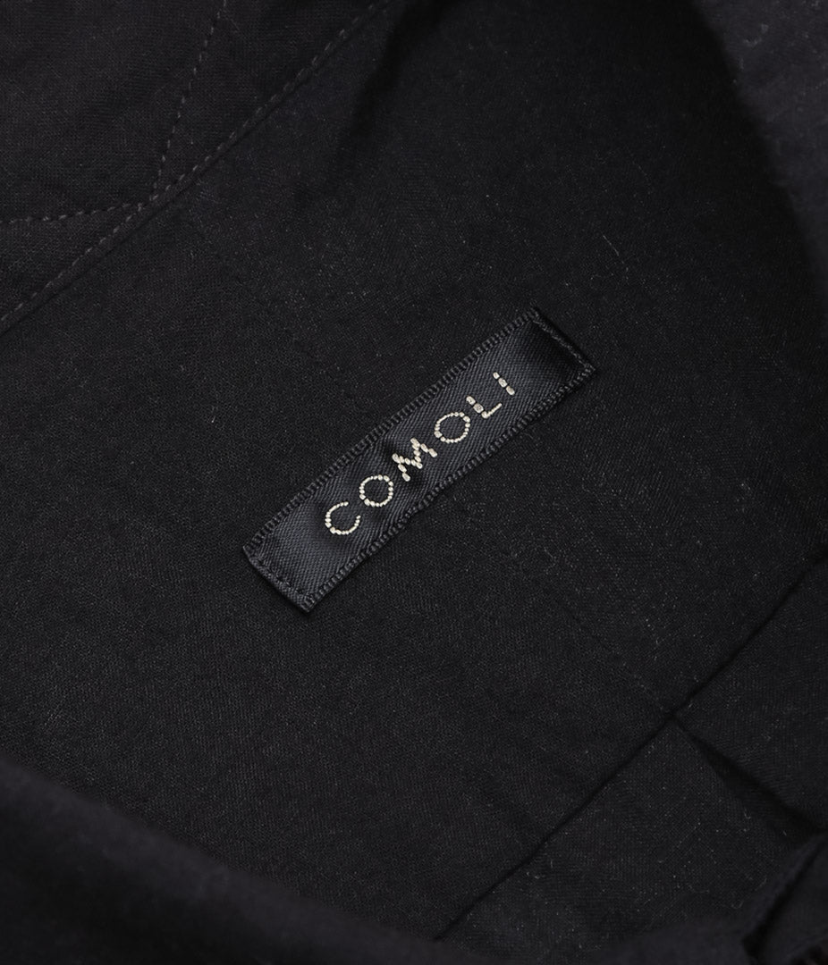 COMOLI ''KHADI 코튼 코모리 셔츠 ''(BLACK)