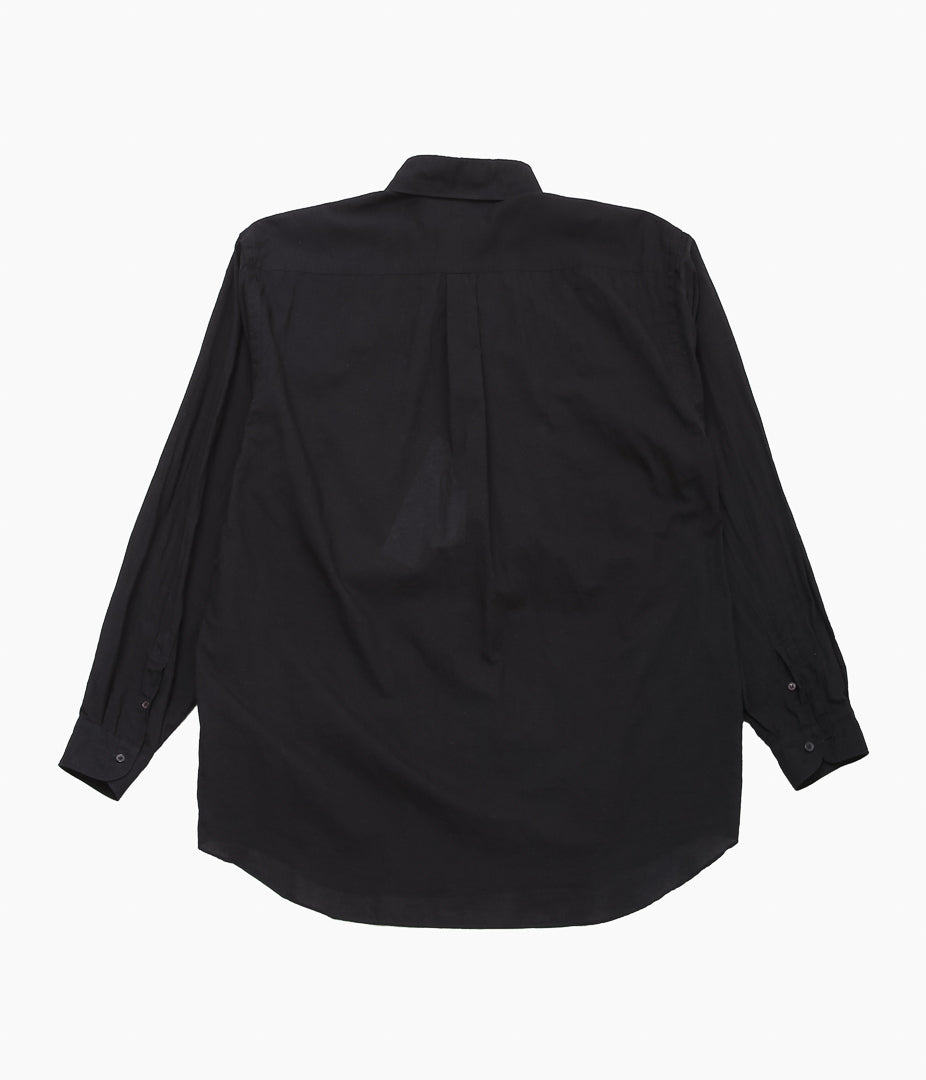COMOLI ''KHADI 코튼 코모리 셔츠 ''(BLACK)
