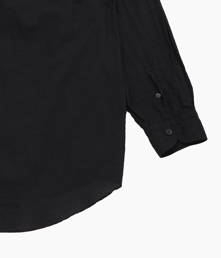 COMOLI ''KHADI 코튼 코모리 셔츠 ''(BLACK)