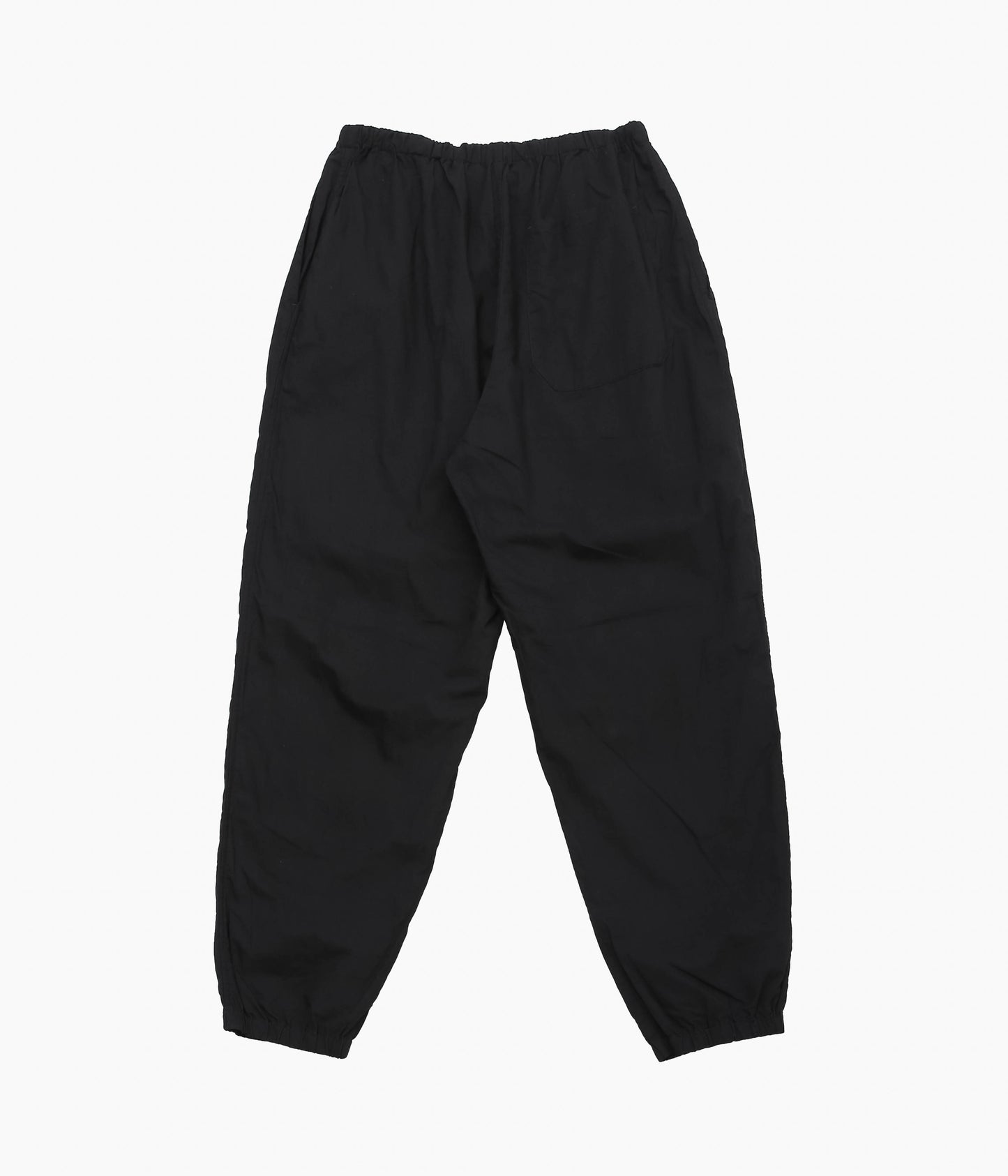 COMOLI ''KHADI COTTON DRAWSTRING PANTS'' (BLACK)