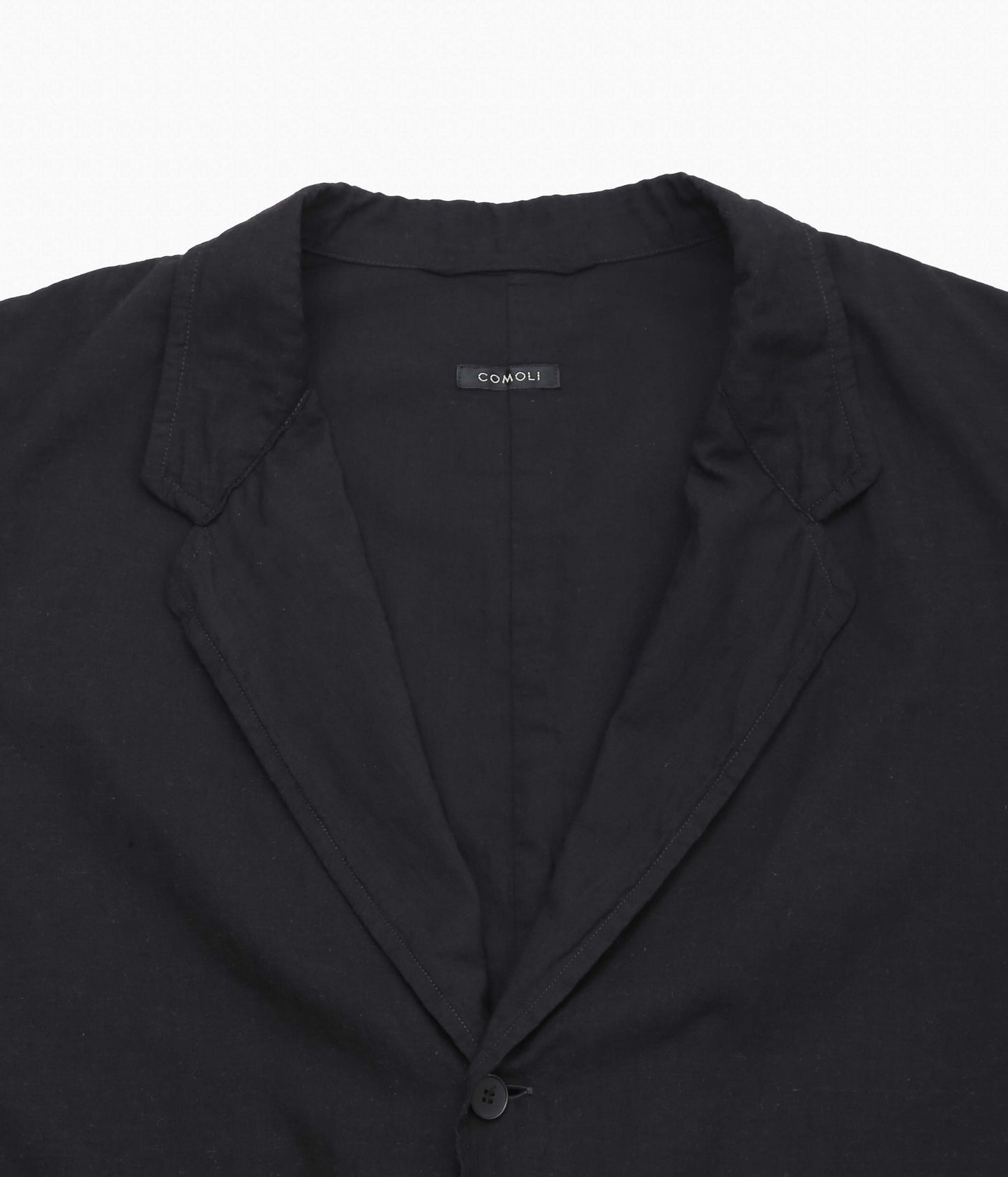 COMOLI ''KHADIコットン ジャケット'' (BLACK)