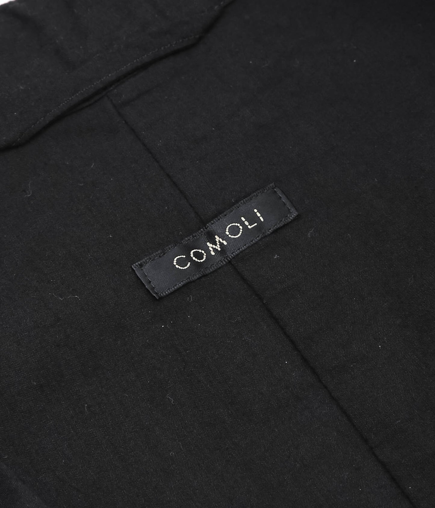 COMOLI ''KHADIコットン ジャケット'' (BLACK)