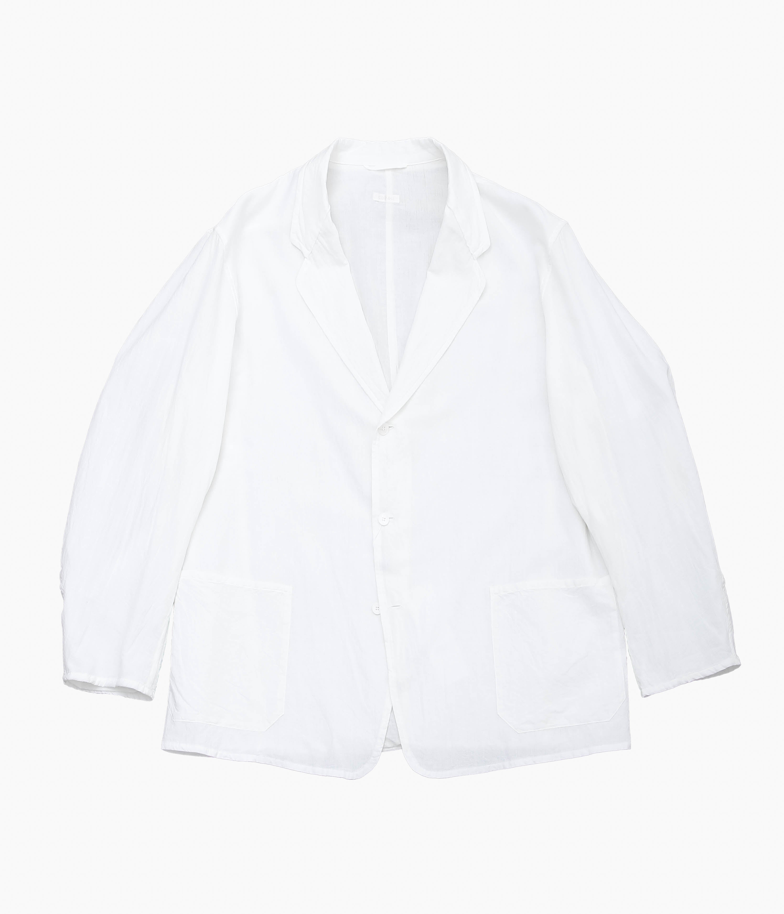 COMOLI(コモリ) / KHADIコットン ジャケット / WHITE 25SS