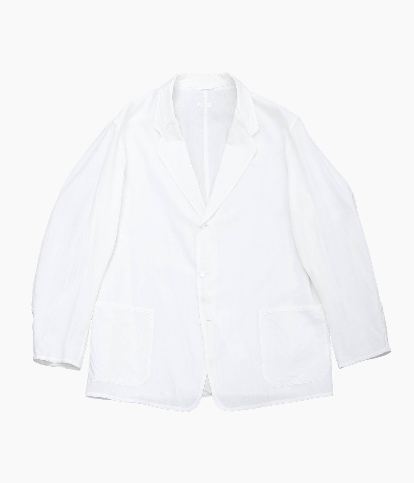 COMOLI ''KHADI COTTON JACKET'' (WHITE)