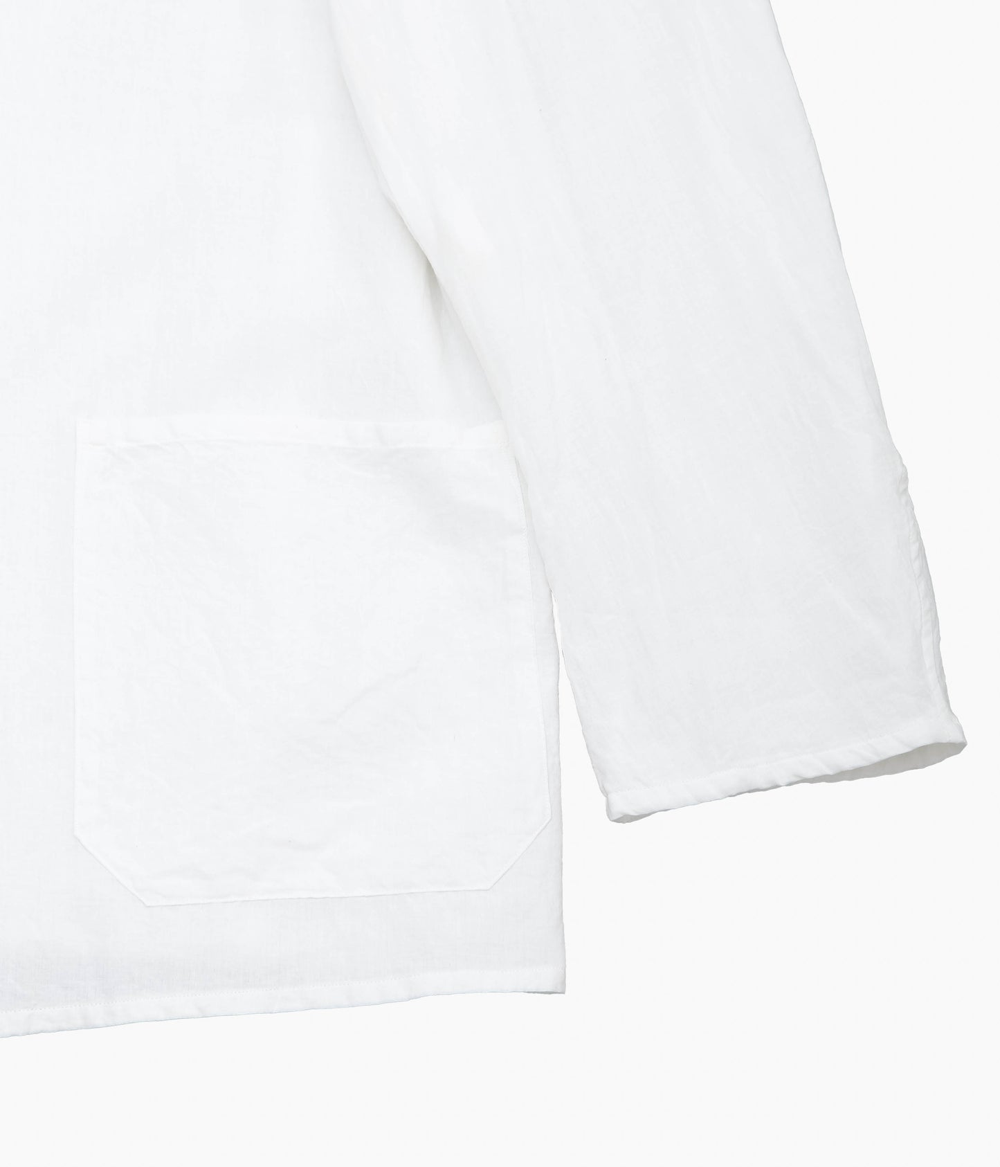 COMOLI ''KHADI COTTON JACKET'' (WHITE)