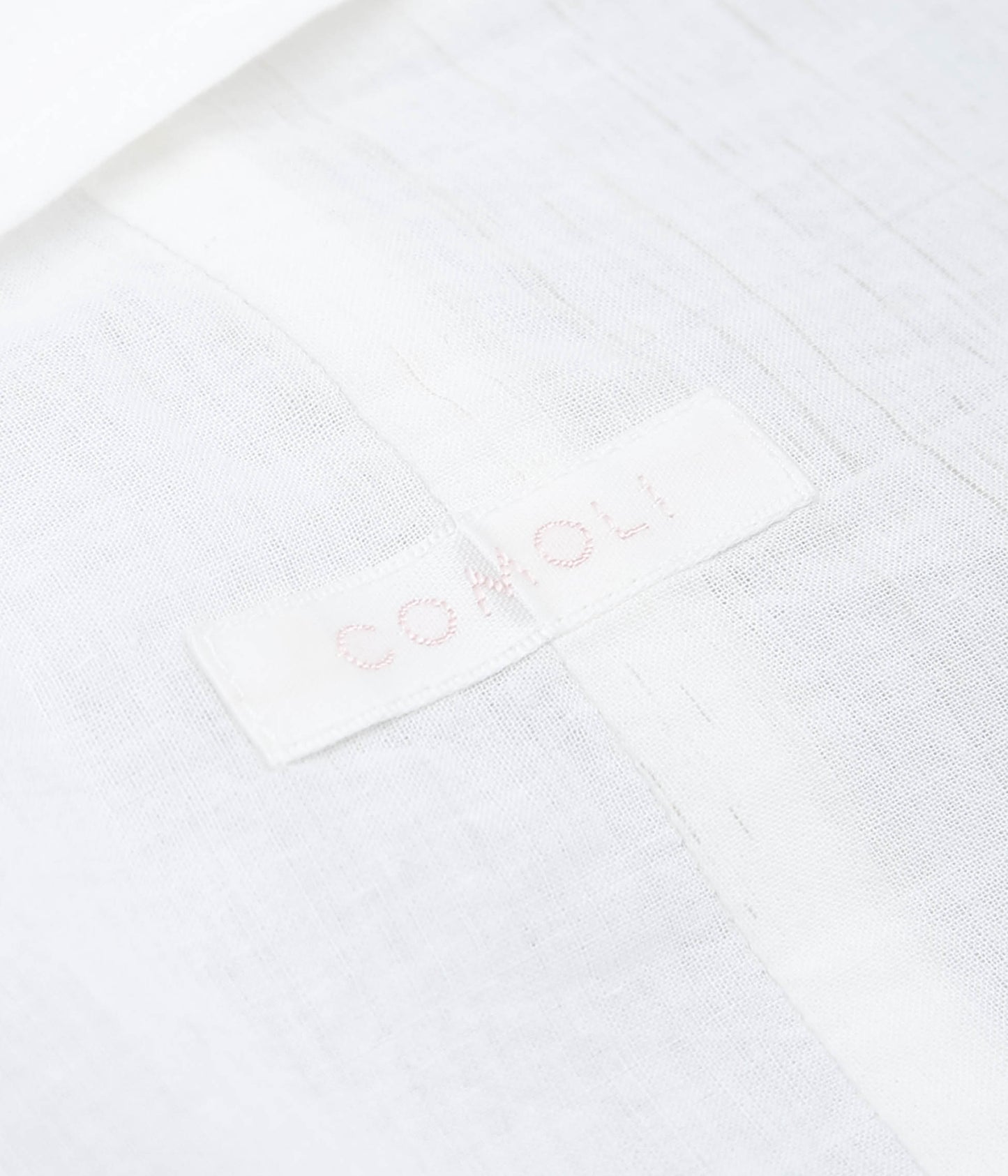 COMOLI ''KHADI COTTON JACKET'' (WHITE)