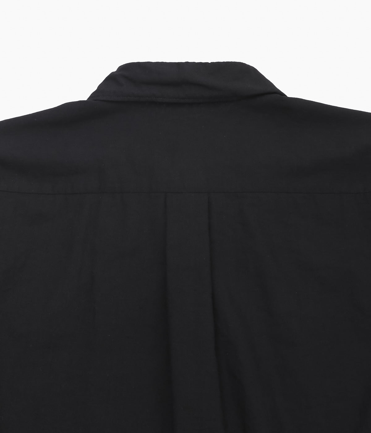 COMOLI ''KHADI COTTON W-LAYER COMOLI SHIRT'' (BLACK)