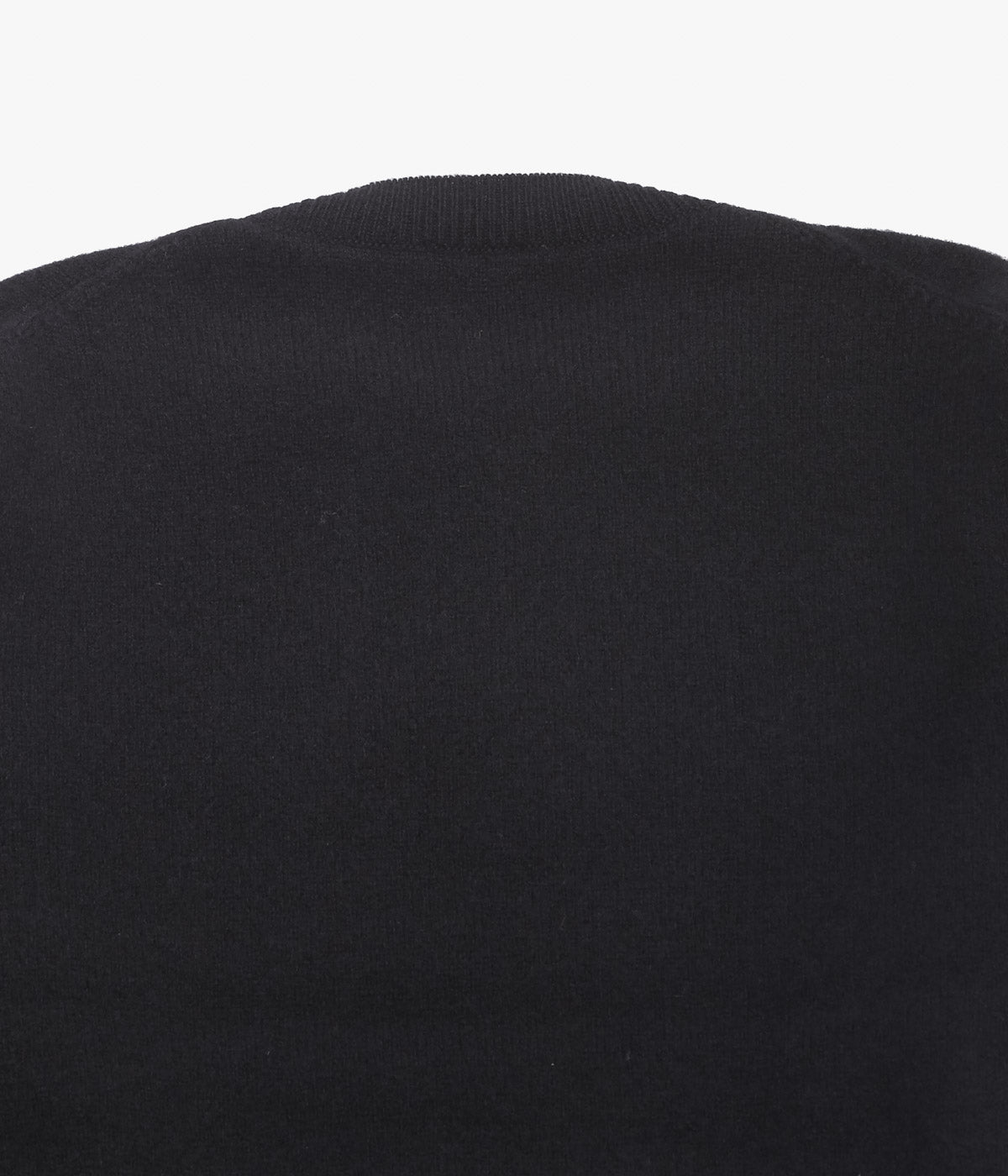 COMOLI ''Lambswool Crewneck Knit'' (BLACK)