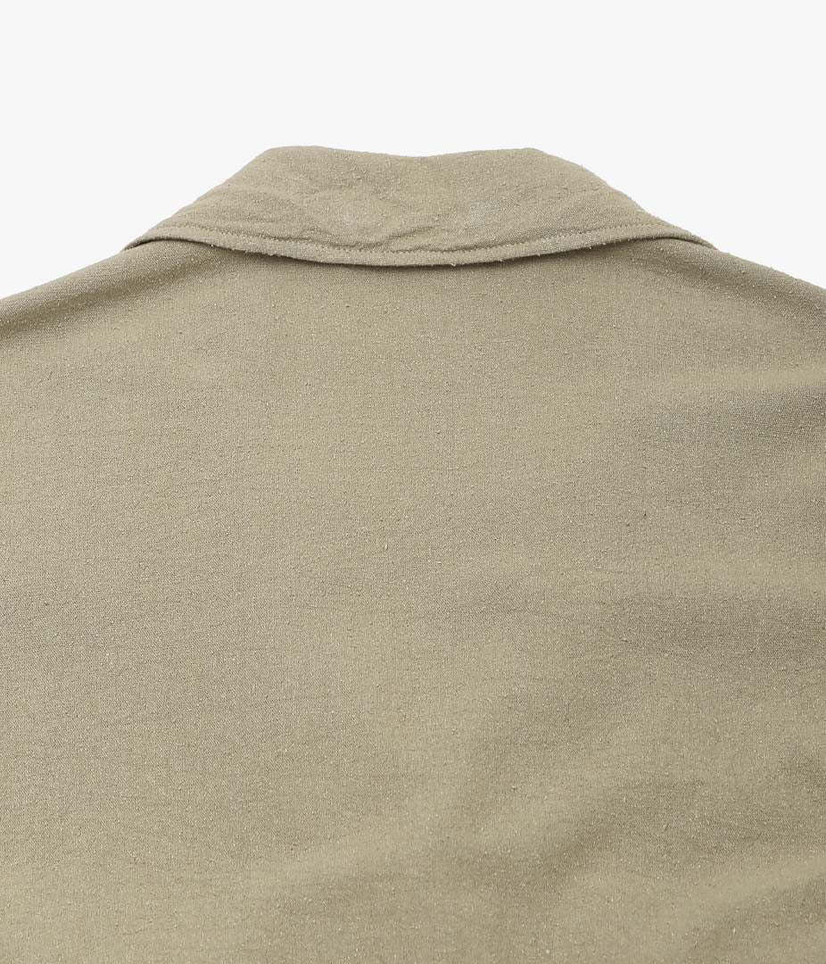 COMOLI ''Raw Silk BDU Jacket'' (KHAKI)