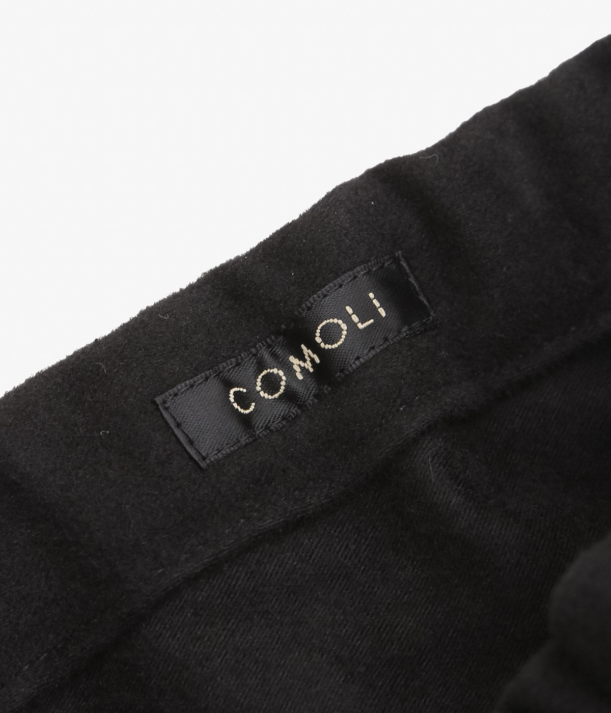 COMOLI ''Moleskin Drawstring Pants'' (BLACK)