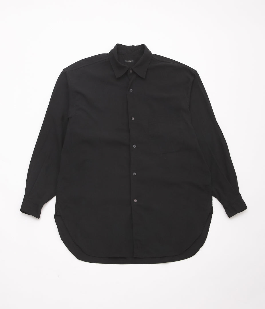 COMOLI ''옥스 셔츠 ''(BLACK)