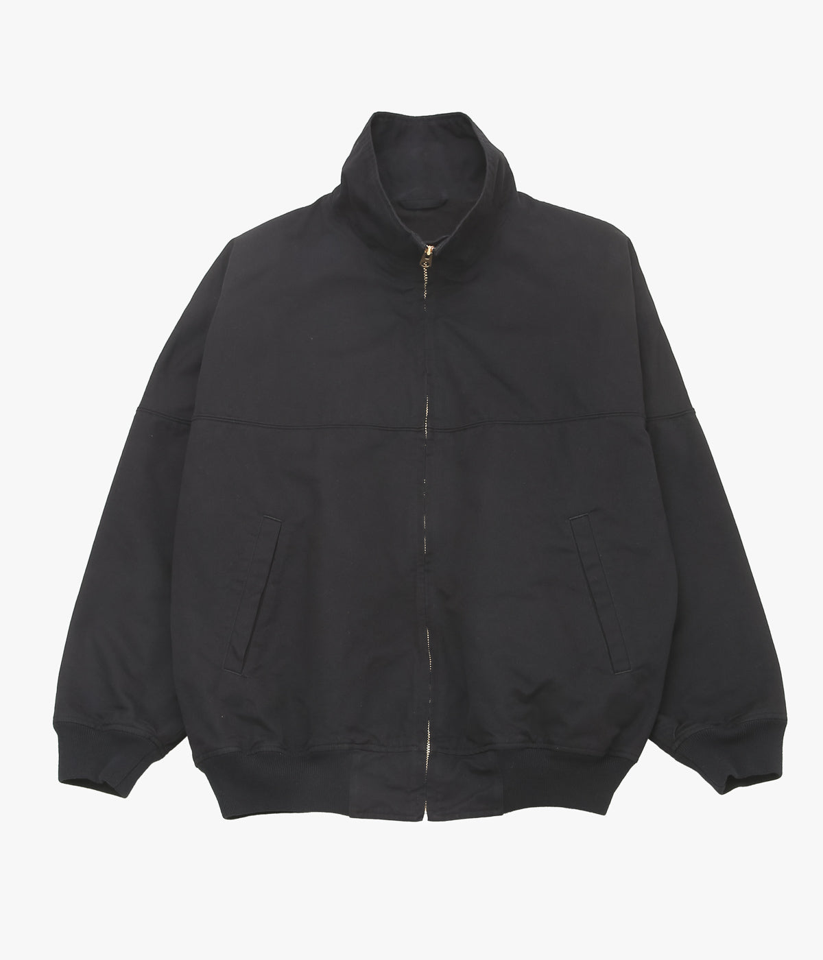 COMOLI ''ポストワークツイル キャップショルダーブルゾン'' (BLACK