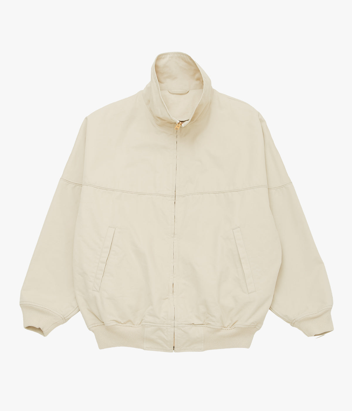 COMOLI ''ポストワークツイル キャップショルダーブルゾン'' (IVORY