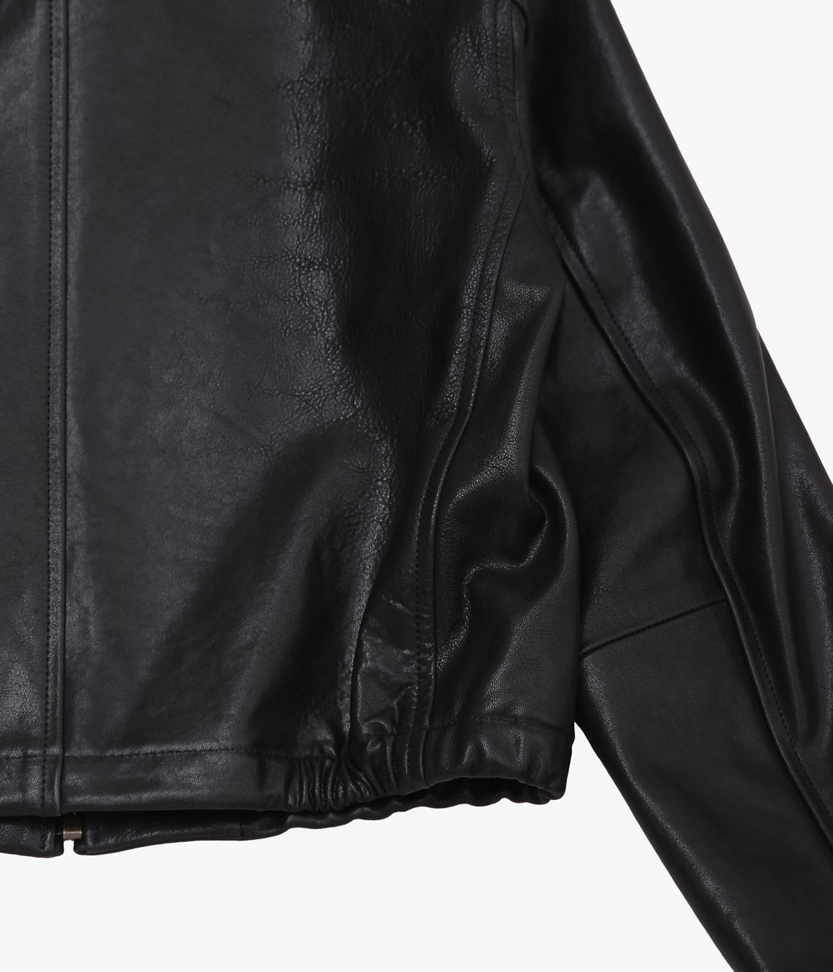 COMOLI "Sheepskin Short Jacket" (Black)