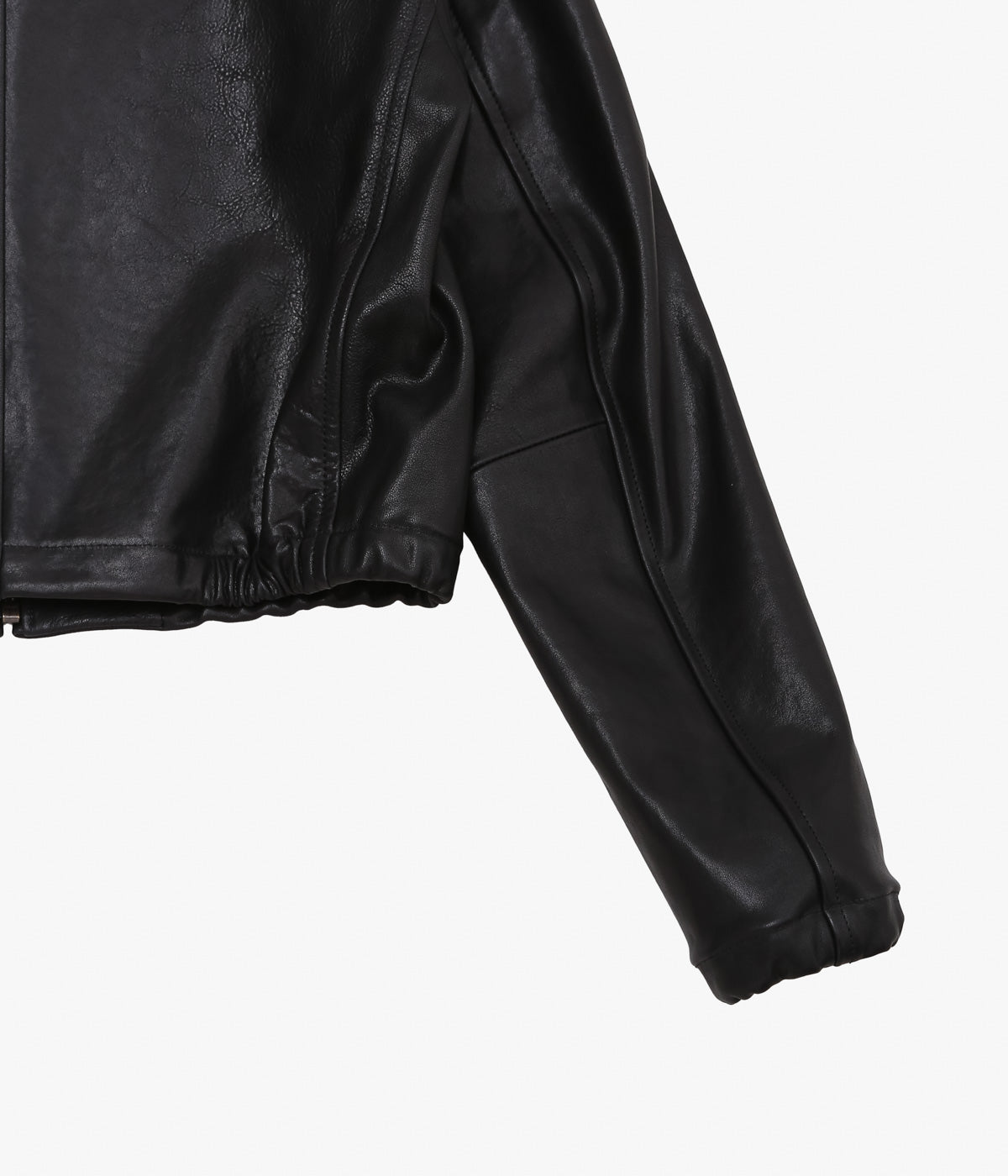 COMOLI "Sheepskin Short Jacket" (Black)