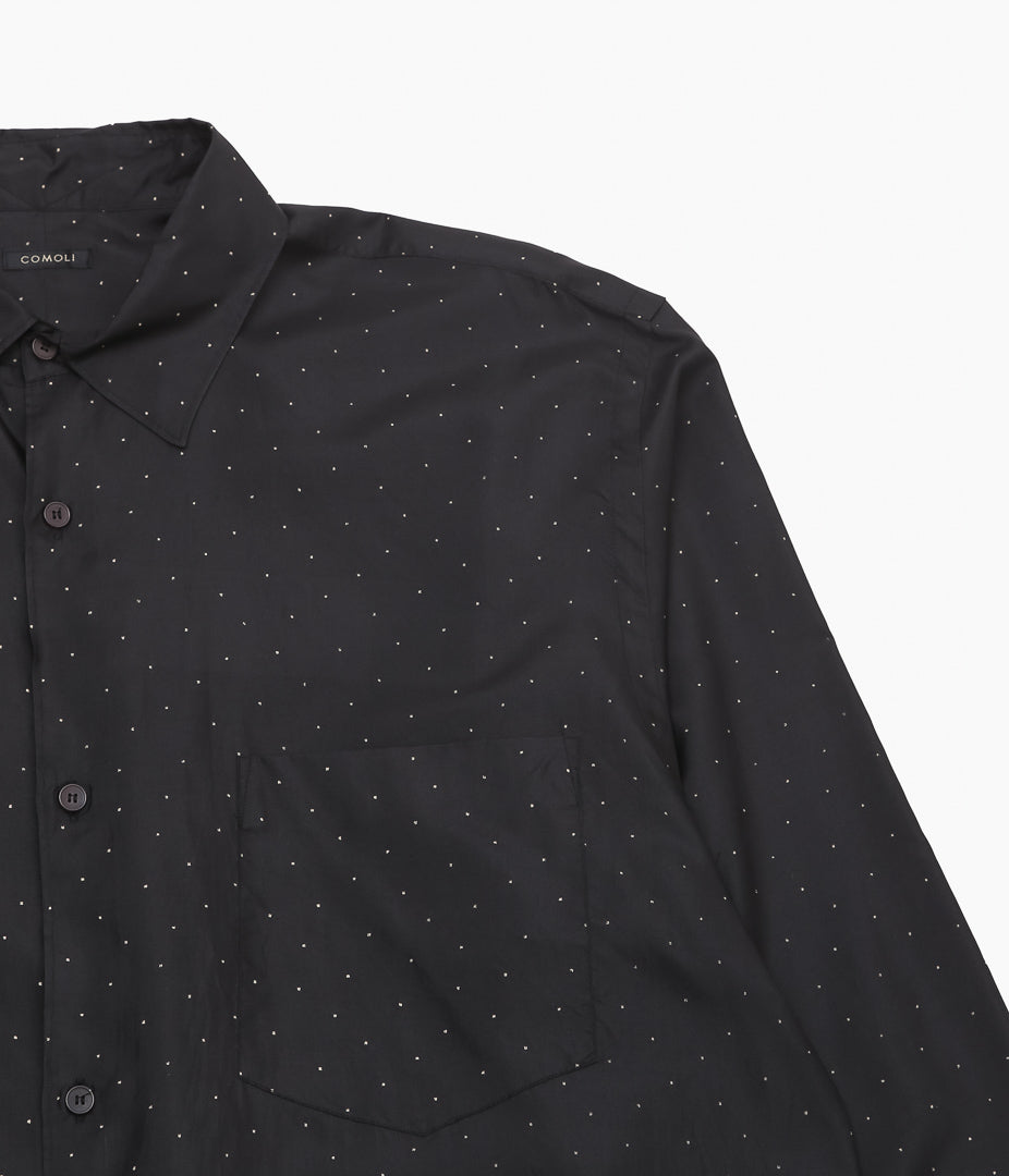 COMOLI ''Silk Dot COMOLI Shirt'' (DOT)