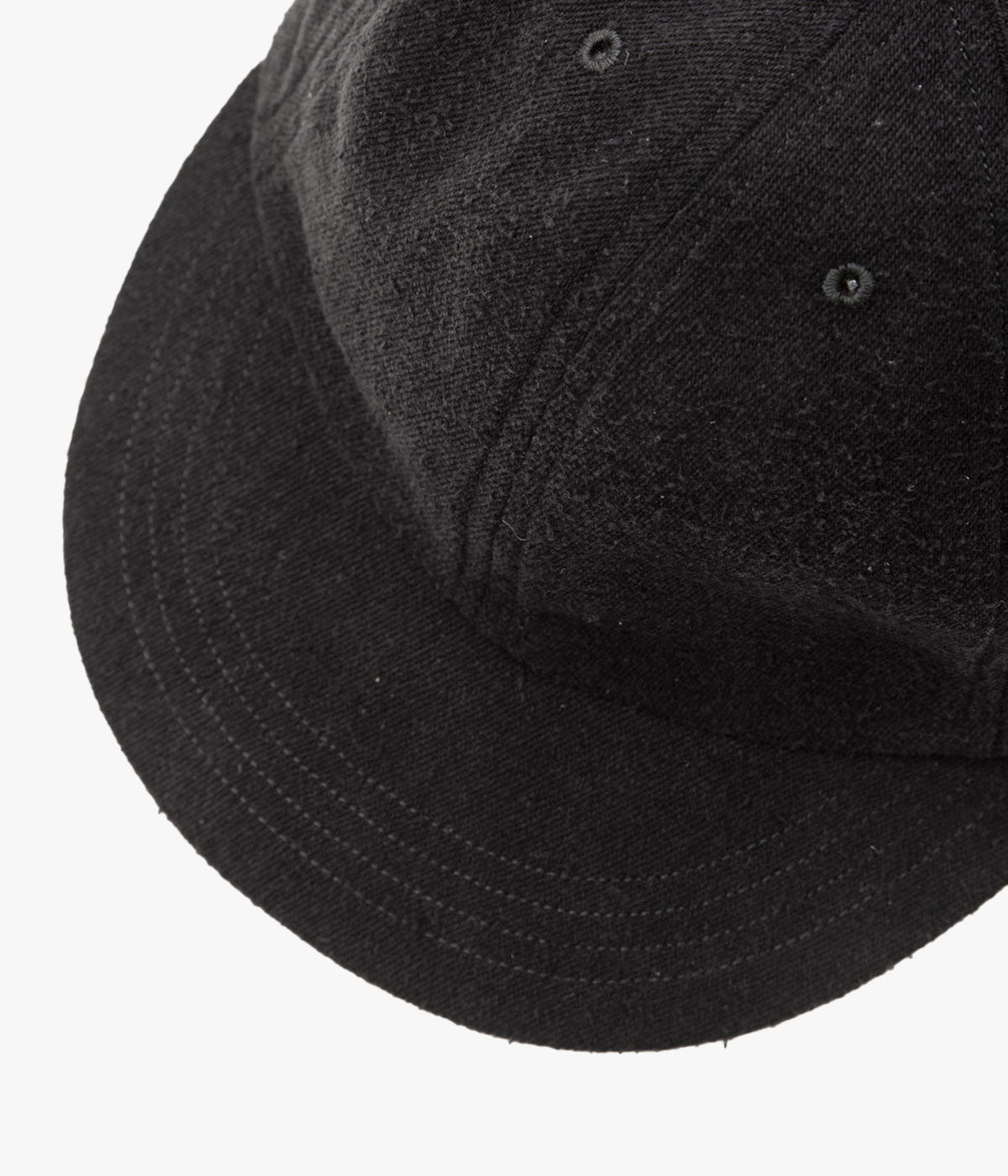 COMOLI ''Silk Nep Cap'' (BLACK)