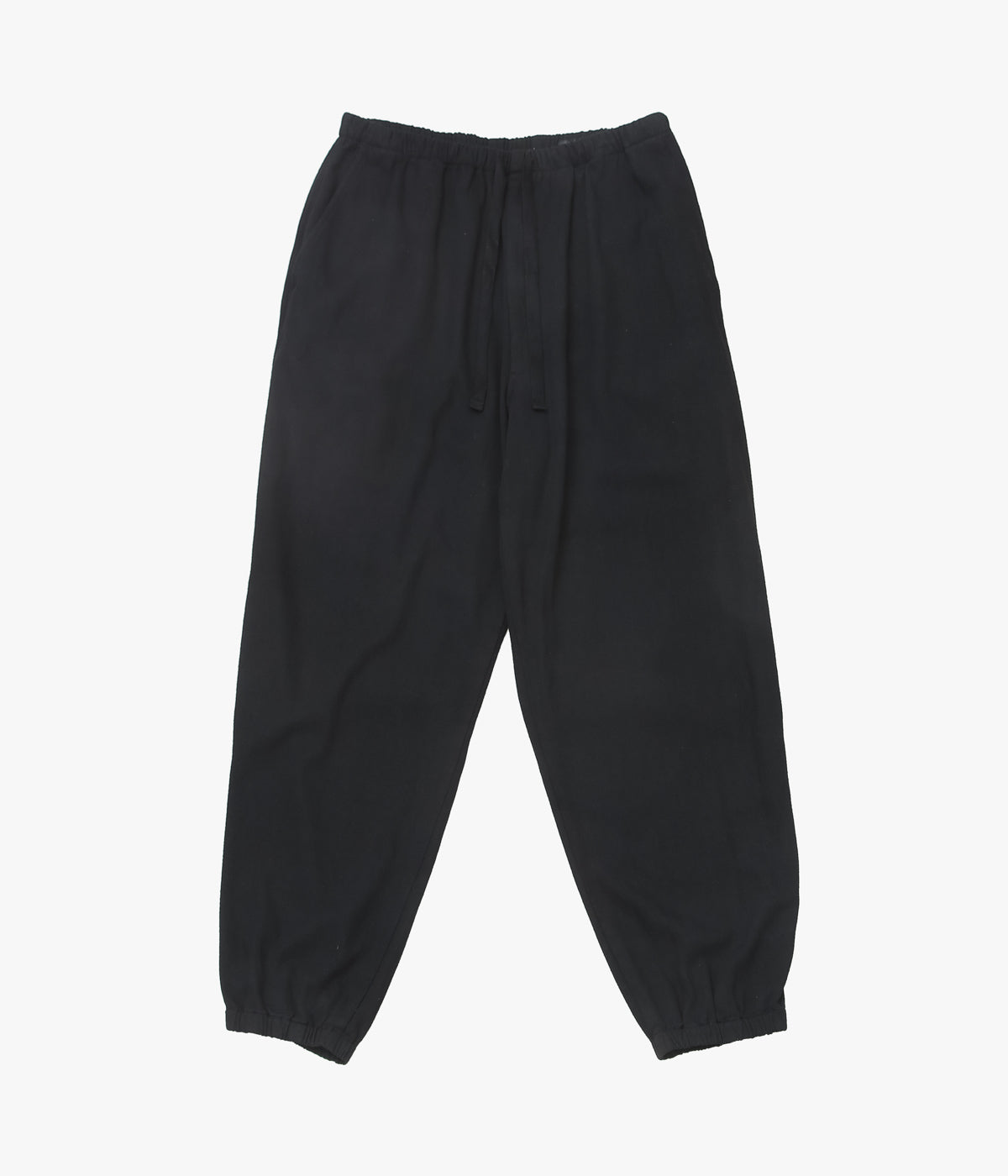 comoli シルクネップドローストリングパンツ 3 COMOLI ''シルクネップ ドローストリングパンツ'' (BLACK) – THE STORE