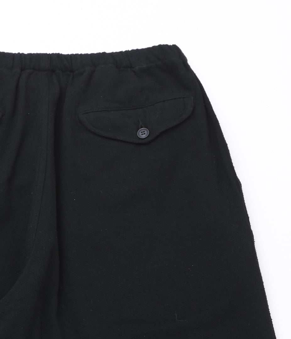 COMOLI ''Silk Nep Drawstring Pants'' (BLACK)