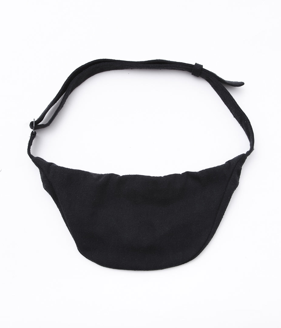 COMOLI ''Silk Nep Waist Bag'' (BLACK)