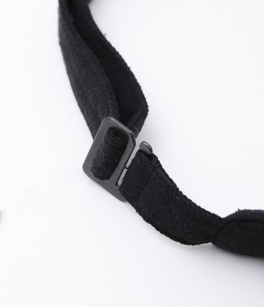 COMOLI ''Silk Nep Waist Bag'' (BLACK)