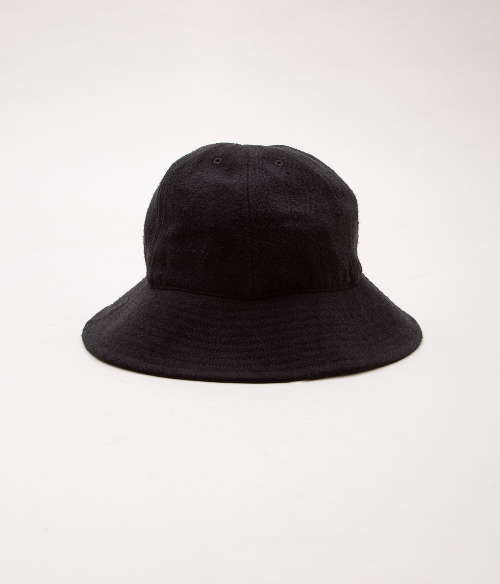COMOLI ''Silk Nep Hat'' (BLACK)