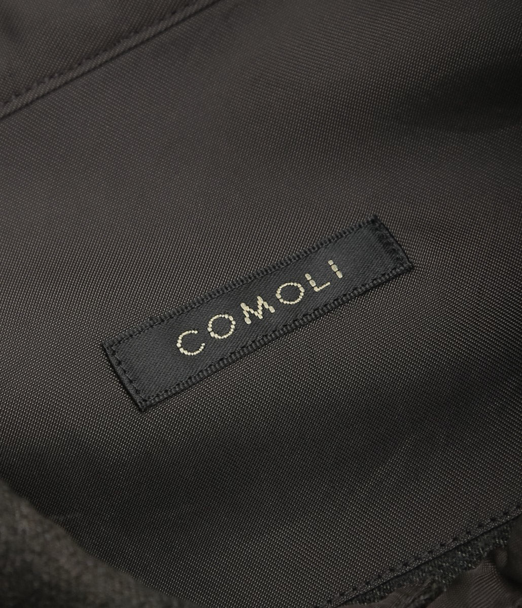 COMOLI ''ウールチェック ジップシャツ'' (CHECK)