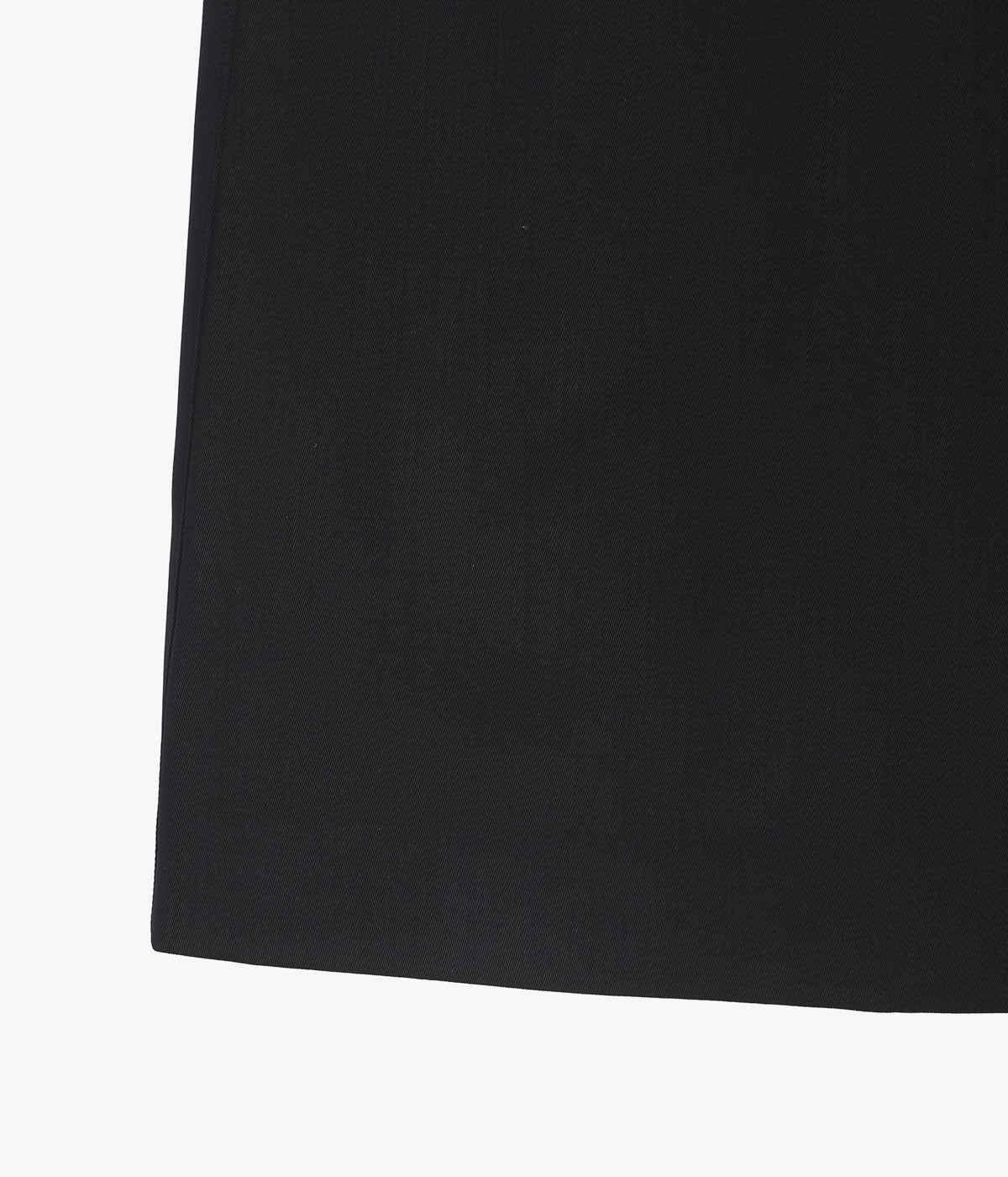 COMOLI Wool Gaba Trench Coat (Black)