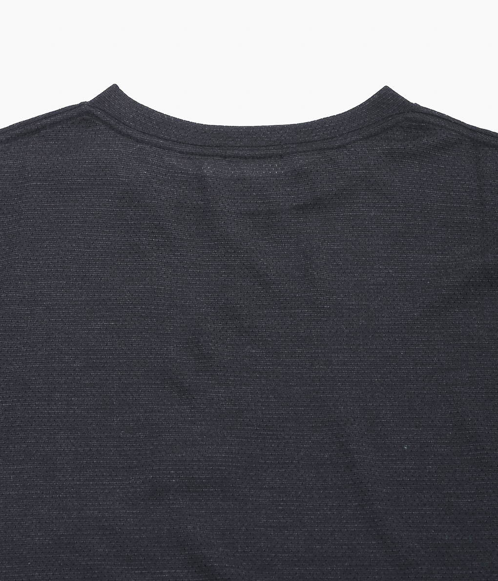 COMOLI ''ウールメッシュ 半袖Tシャツ'' (CHARCOAL)