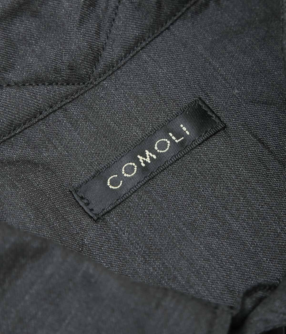 COMOLI ''ウールシルク コモリシャツ'' (CHARCOAL)