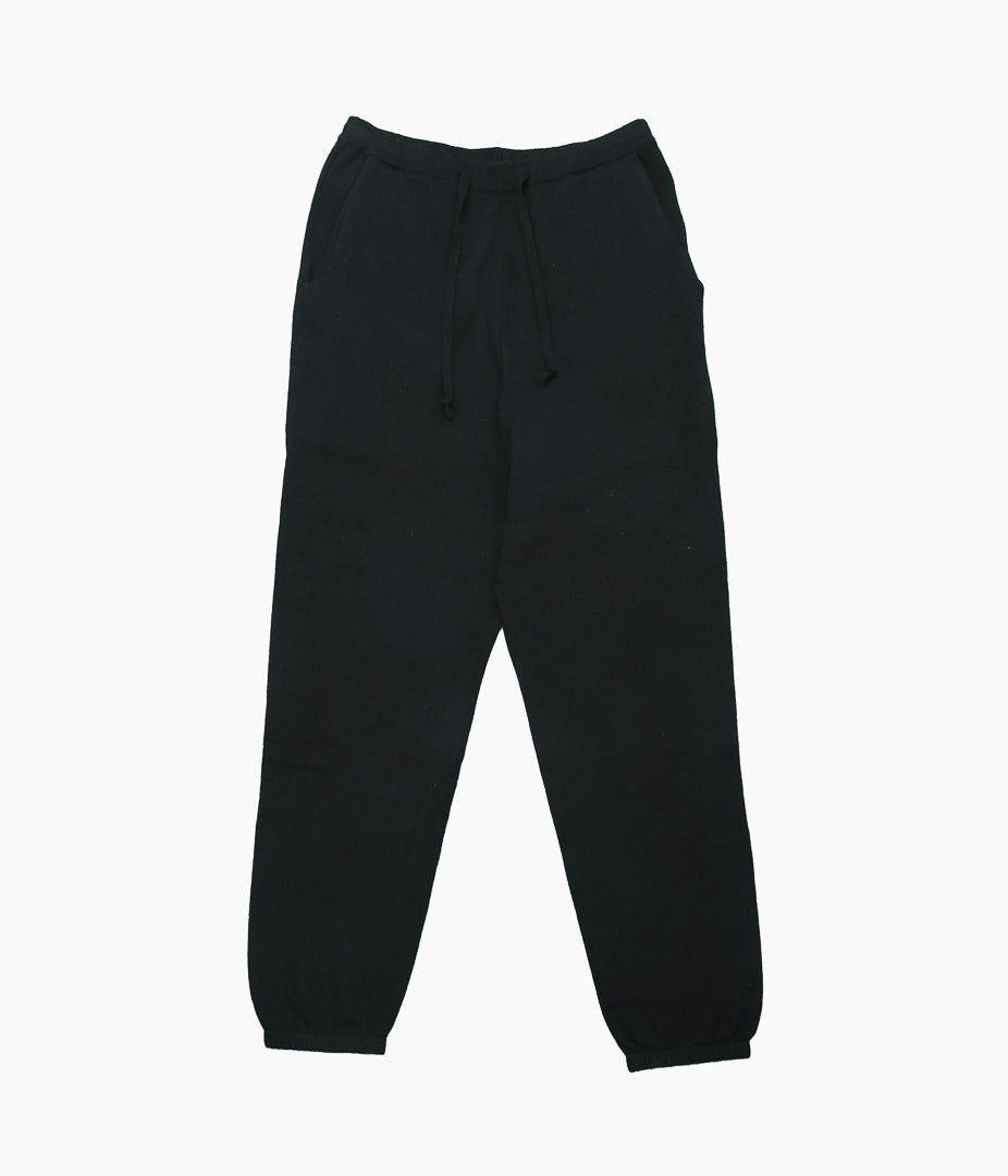 COMOLI ''울 일본 종이 니트 팬츠 ''(BLACK)