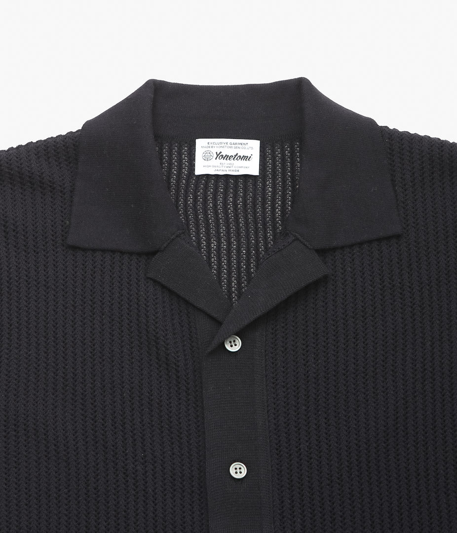 COOHEM ''COTTON SUKASHI KNIT S/T'' (BLACK)