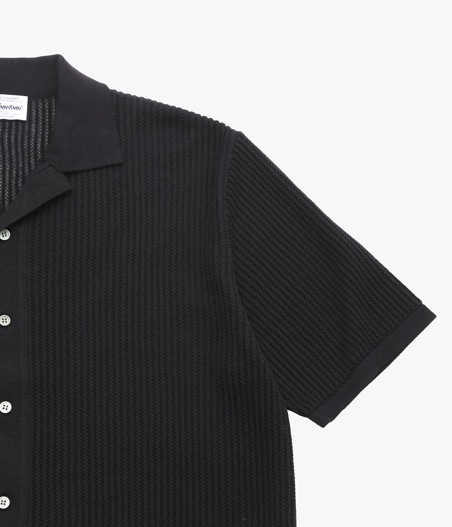 COOHEM ''COTTON SUKASHI KNIT S/T'' (BLACK)