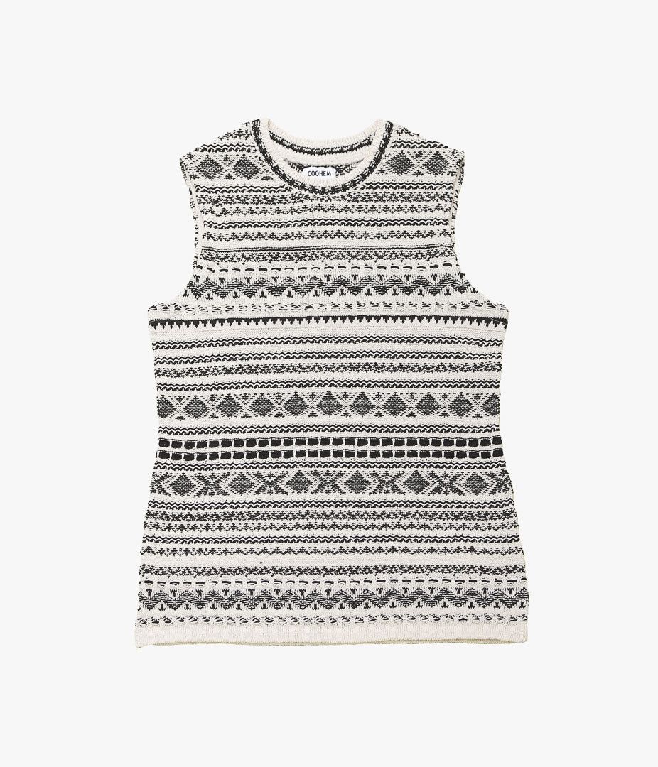COOHEM ''SUMMER NORWEGIAN KNIT P/O'' (IVORY)
