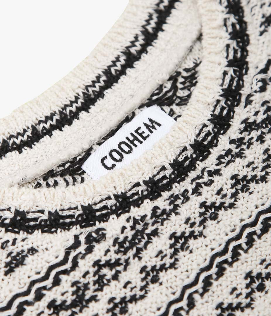 COOHEM ''SUMMER NORWEGIAN KNIT P/O'' (IVORY)