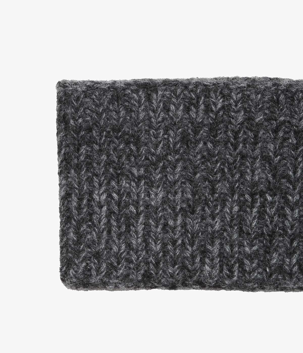 CORGI ''6PLY WOOL HEADBAND'' (DERBY GRAY / CHARCOAL)