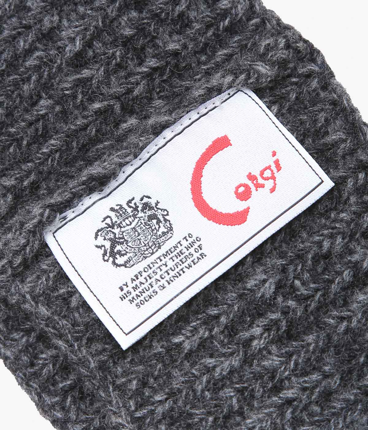 CORGI ''6PLY WOOL HEADBAND'' (DERBY GRAY / CHARCOAL)