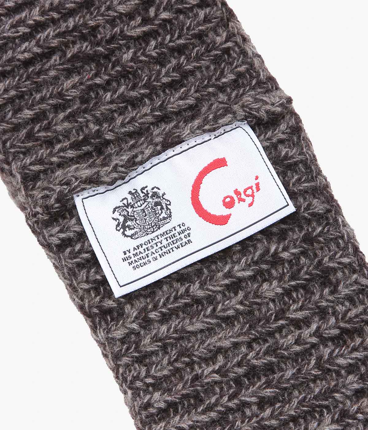 CORGI ''6PLY WOOL HEADBAND'' (ELK / D.BROWN)