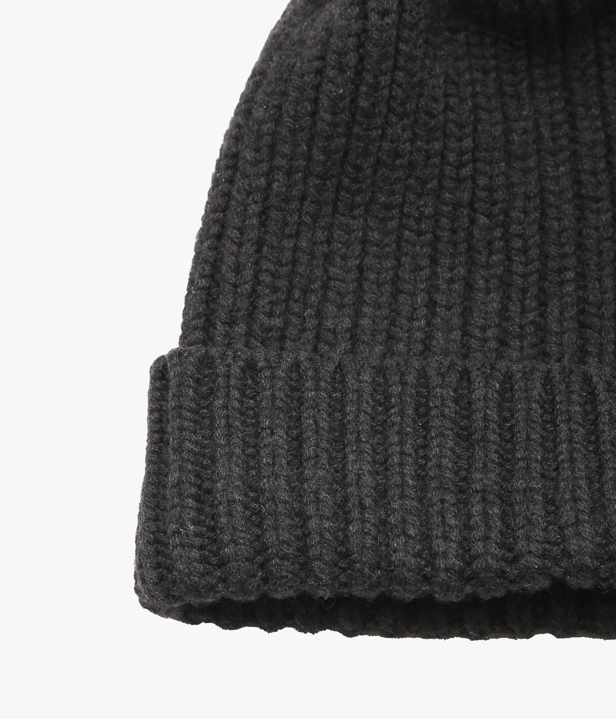 CORGI ''8PLY CASHMERE POM POM HAT'' (PEAT)